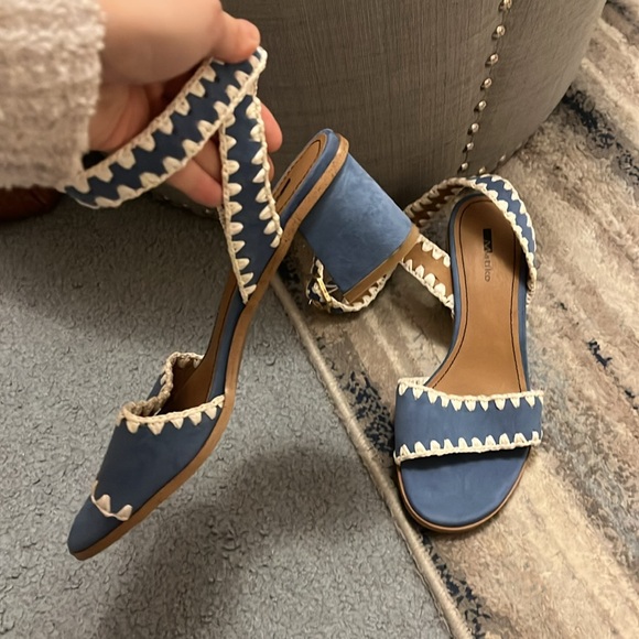 Anthropologie Matiko Melanie Leather Heel Sandals - Picture 4 of 10
